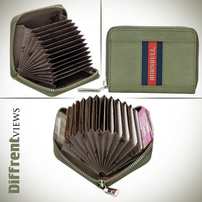 HORNBULL Dixon Green RFID Blocking Leather Wallet