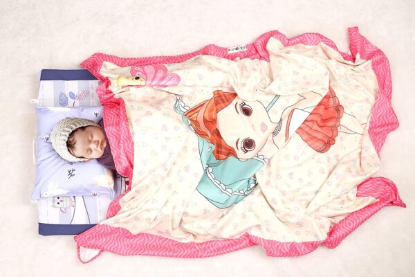 NEW COMERS® Ultra Soft Plush Baby Blanket for Newborn