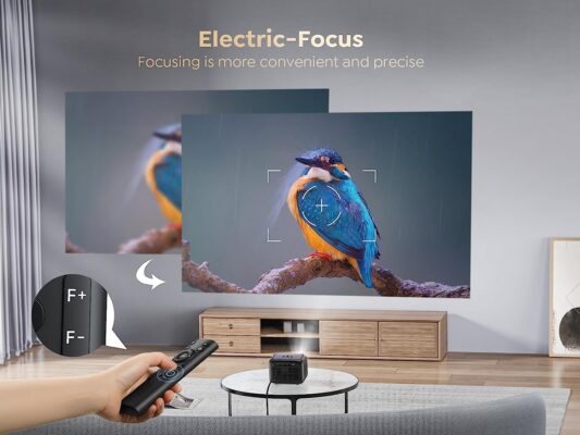 WZATCO Eve | Portable 720P Native Projector for Home