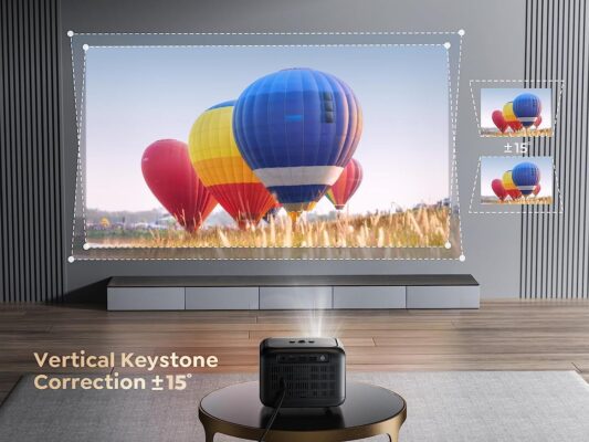 WZATCO Eve | Portable 720P Native Projector for Home