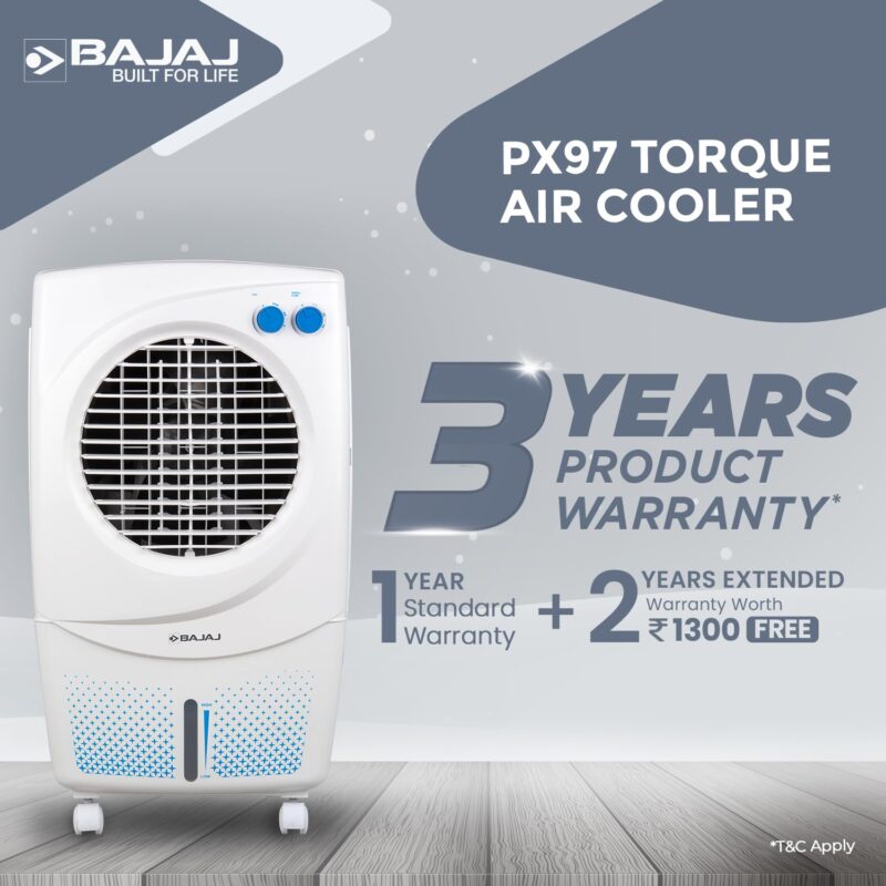 Bajaj PX97 Torque New 36L Personal Air Cooler