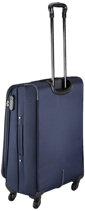 Skybags 68 cms Medium Check-in Polyester Soft Sided 4 Wheels Spinner Luggage/Suitcase/Trolley Bag- Blue