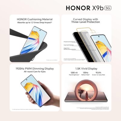 HONOR X9b 5G (Midnight Black, 8GB + 256GB)