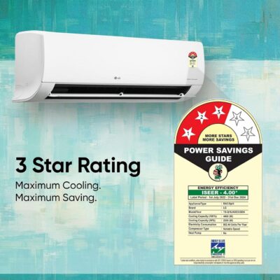 LG 1.5 Ton 3 Star DUAL Inverter Split AC
