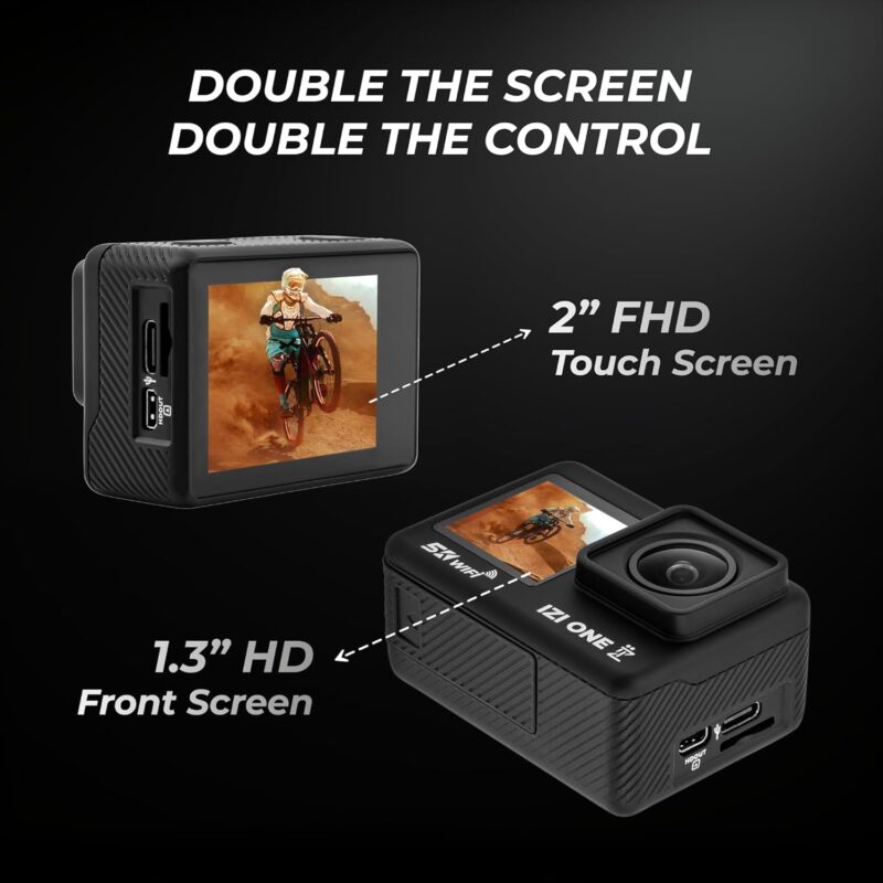 IZI ONE Plus 5K 48MP Action Camera