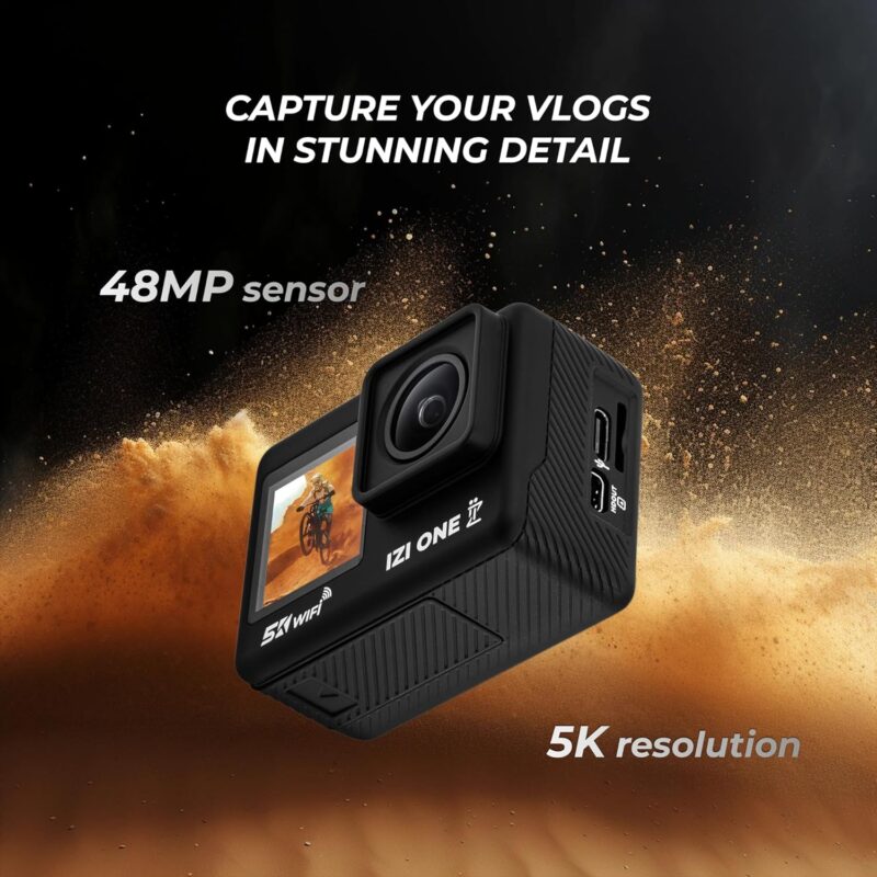 IZI ONE Plus 5K 48MP Action Camera