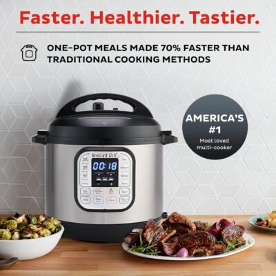 Instant Pot 321 6 Litre Stainless Steel 7-in-1 Electric Pressure Cooker