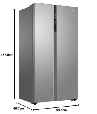 Haier 596 L, 3 Star, 100% Convertible Fridge Space